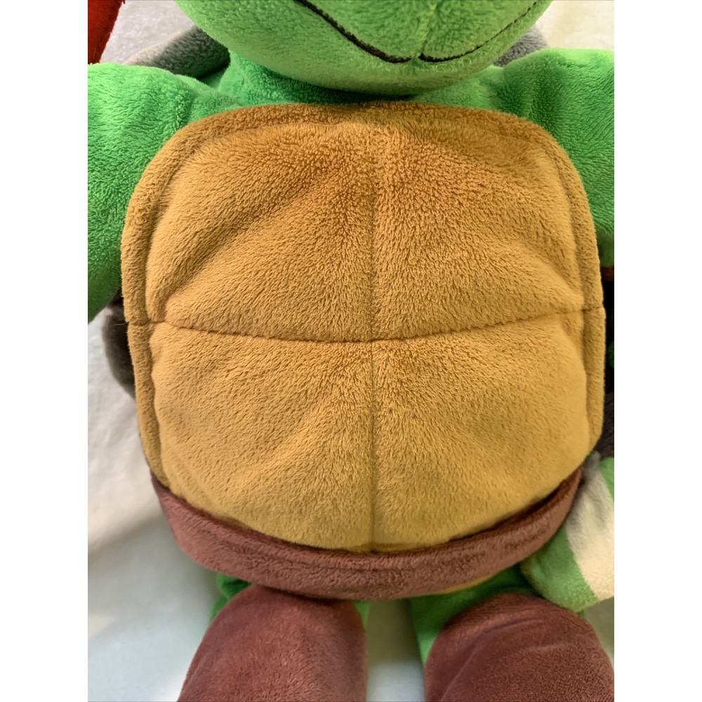 24" Nickelodeon Teenage Mutant Ninja Turtle Raphael Plush Red EUC Pillow Pal - Picture 3 of 12